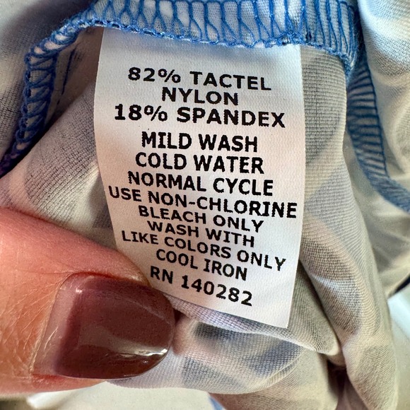 Katherine Way Geometric Print Collared 3/4 Sleeve Shift Dress M - Picture 3 of 5